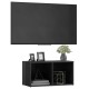 Magasfényű szürke forgácslap tv-szekrény 72 x 35 x 36,5 cm