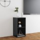 Magasfényű szürke forgácslap tv-szekrény 72 x 35 x 36,5 cm