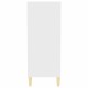 Fehér forgácslap tálalószekrény 57 x 35 x 90 cm