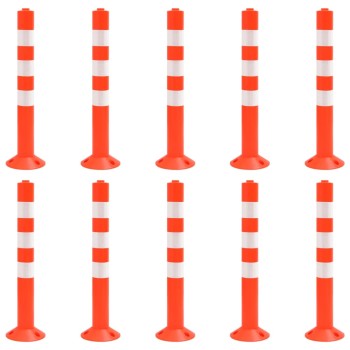 10 db pe forgalomterelő oszlop 75 cm