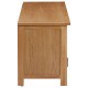 Tömör tölgyfa tv-szekrény 110 x 35 x 44 cm Tömör tölgyfa tv-szekrény 110 x 35 x 44 cm