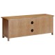 Tömör tölgyfa tv-szekrény 110 x 35 x 44 cm Tömör tölgyfa tv-szekrény 110 x 35 x 44 cm