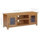 Tömör tölgyfa tv-szekrény 110 x 35 x 44 cm Tömör tölgyfa tv-szekrény 110 x 35 x 44 cm