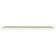 4 db fehér-tölgyszínű mdf lebegő fali polc 100 x 23,5 x 3,8 cm