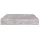 2 db betonszürke mdf lebegő fali polc 23 x 23,5 x 3,8 cm 2 db betonszürke mdf lebegő fali polc 23 x 23,5 x 3,8 cm