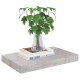 2 db betonszürke mdf lebegő fali polc 40 x 23 x 3,8 cm 2 db betonszürke mdf lebegő fali polc 40 x 23 x 3,8 cm