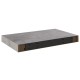 2 db betonszürke mdf lebegő fali polc 40 x 23 x 3,8 cm 2 db betonszürke mdf lebegő fali polc 40 x 23 x 3,8 cm