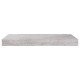 Betonszürke mdf lebegő fali polc 50 x 23 x 3,8 cm