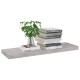 2 db betonszürke mdf lebegő fali polc 80 x 23,5 x 3,8 cm 2 db betonszürke mdf lebegő fali polc 80 x 23,5 x 3,8 cm