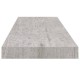 2 db betonszürke mdf lebegő fali polc 80 x 23,5 x 3,8 cm 2 db betonszürke mdf lebegő fali polc 80 x 23,5 x 3,8 cm