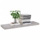 4 db betonszürke mdf lebegő fali polc 80 x 23,5 x 3,8 cm 4 db betonszürke mdf lebegő fali polc 80 x 23,5 x 3,8 cm