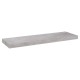 4 db betonszürke mdf lebegő fali polc 80 x 23,5 x 3,8 cm 4 db betonszürke mdf lebegő fali polc 80 x 23,5 x 3,8 cm
