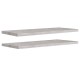 2 db betonszürke mdf lebegő fali polc 100 x 23,5 x 3,8 cm 2 db betonszürke mdf lebegő fali polc 100 x 23,5 x 3,8 cm