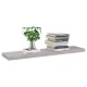2 db betonszürke mdf lebegő fali polc 100 x 23,5 x 3,8 cm 2 db betonszürke mdf lebegő fali polc 100 x 23,5 x 3,8 cm