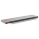 2 db betonszürke mdf lebegő fali polc 100 x 23,5 x 3,8 cm 2 db betonszürke mdf lebegő fali polc 100 x 23,5 x 3,8 cm
