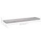 2 db betonszürke mdf lebegő fali polc 100 x 23,5 x 3,8 cm 2 db betonszürke mdf lebegő fali polc 100 x 23,5 x 3,8 cm