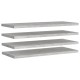 4 db betonszürke mdf lebegő fali polc 100 x 23,5 x 3,8 cm 4 db betonszürke mdf lebegő fali polc 100 x 23,5 x 3,8 cm