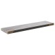 4 db betonszürke mdf lebegő fali polc 100 x 23,5 x 3,8 cm 4 db betonszürke mdf lebegő fali polc 100 x 23,5 x 3,8 cm