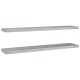 2 db betonszürke mdf lebegő fali polc 120 x 23,5 x 3,8 cm 2 db betonszürke mdf lebegő fali polc 120 x 23,5 x 3,8 cm