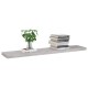 2 db betonszürke mdf lebegő fali polc 120 x 23,5 x 3,8 cm 2 db betonszürke mdf lebegő fali polc 120 x 23,5 x 3,8 cm