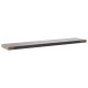 2 db betonszürke mdf lebegő fali polc 120 x 23,5 x 3,8 cm 2 db betonszürke mdf lebegő fali polc 120 x 23,5 x 3,8 cm