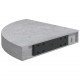 2 db betonszürke mdf fali sarokpolc 25 x 25 x 3,8 cm 2 db betonszürke mdf fali sarokpolc 25 x 25 x 3,8 cm