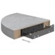 2 db betonszürke mdf fali sarokpolc 25 x 25 x 3,8 cm 2 db betonszürke mdf fali sarokpolc 25 x 25 x 3,8 cm