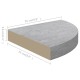 2 db betonszürke mdf fali sarokpolc 25 x 25 x 3,8 cm 2 db betonszürke mdf fali sarokpolc 25 x 25 x 3,8 cm