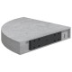 2 db betonszürke mdf fali sarokpolc 35 x 35 x 3,8 cm 2 db betonszürke mdf fali sarokpolc 35 x 35 x 3,8 cm