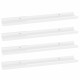 4 db magasfényű fehér fali polc 60 x 9 x 3 cm