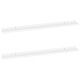 2 db fehér fali polc 100 x 9 x 3 cm 2 db fehér fali polc 100 x 9 x 3 cm