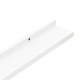 2 db fehér fali polc 115 x 9 x 3 cm 2 db fehér fali polc 115 x 9 x 3 cm
