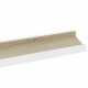 2 db fehér és sonoma-tölgy színű fali polc 80 x 9 x 3 cm 2 db fehér és sonoma-tölgy színű fali polc 80 x 9 x 3 cm