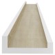 4 db fehér és sonoma-tölgy színű fali polc 100 x 9 x 3 cm 4 db fehér és sonoma-tölgy színű fali polc 100 x 9 x 3 cm