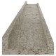 4 db betonszürke fali polc 100 x 9 x 3 cm