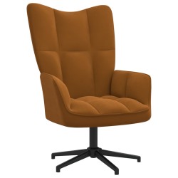 Barna bársony pihenőszék