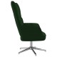 Sötétzöld bársony pihenőszék