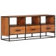 Tömör akácfa tv-szekrény 110 x 30 x 45 cm Tömör akácfa tv-szekrény 110 x 30 x 45 cm
