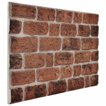 Fali panelek 10 pcs barna tégla 100 x 50 cm eps hab
