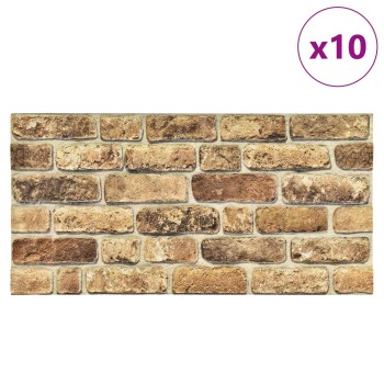 Fali panelek 10 pcs sötét homok 100 x 50 cm eps hab