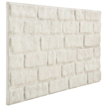 Fali panelek 10 pcs fehér 100 x 50 cm eps hab