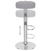 2 db szürke szövet bárszék