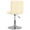 2 db krémszínű szövet forgó étkezőszék
