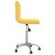 Mustársárga szövet forgó irodaszék