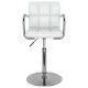 2 db fehér forgó műbőr étkezőszék