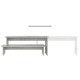 Betonszürke forgácslap tv-szekrény 180 x 30 x 43 cm Betonszürke forgácslap tv-szekrény 180 x 30 x 43 cm
