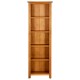 5 szintes tömör tölgyfa könyvespolc 45 x 22 x 140 cm 5 szintes tömör tölgyfa könyvespolc 45 x 22 x 140 cm
