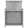 2 db betonszürke szerelt fa éjjeliszekrény 40 x 35 x 60 cm