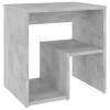 2 db betonszürke szerelt fa éjjeliszekrény 40 x 30 x 40 cm