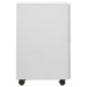 Világosszürke acél mobil iratszekrény 39 x 45 x 67 cm